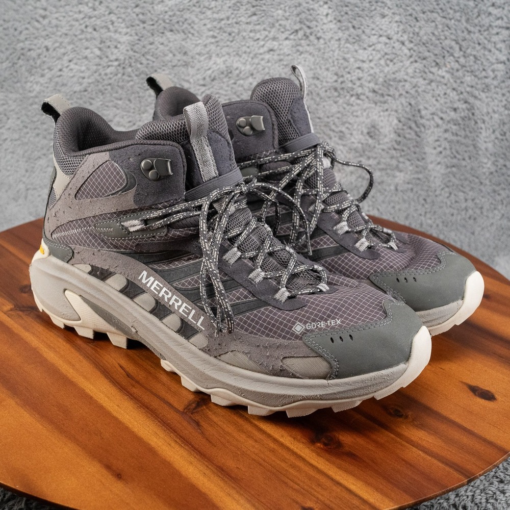Merrell Moab Speed 2 Mid GTX Men's US 13 Hiking Gore Tex Boots Gray Gorpcorp